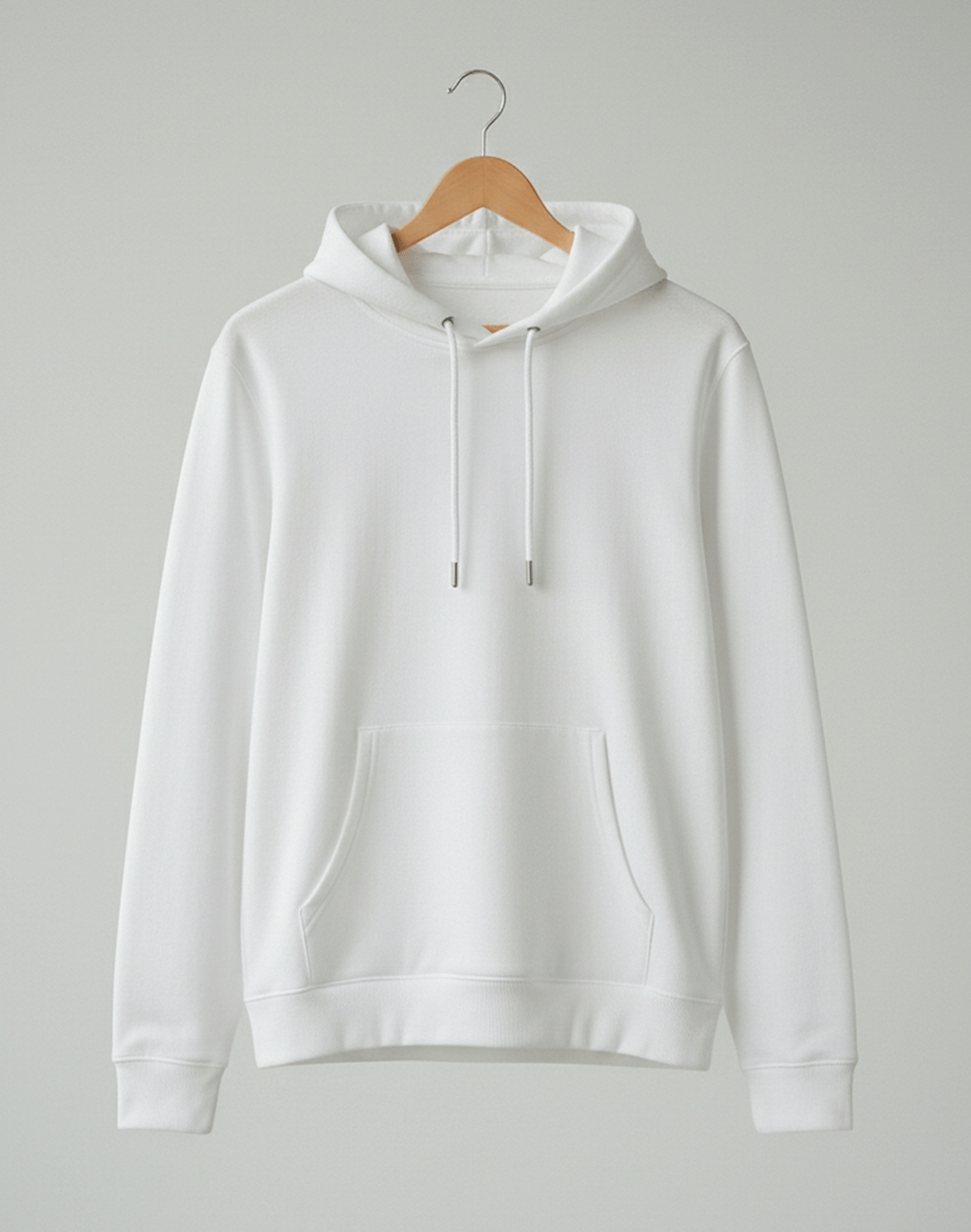 Empire Classic White Hoodie – Premium Cotton